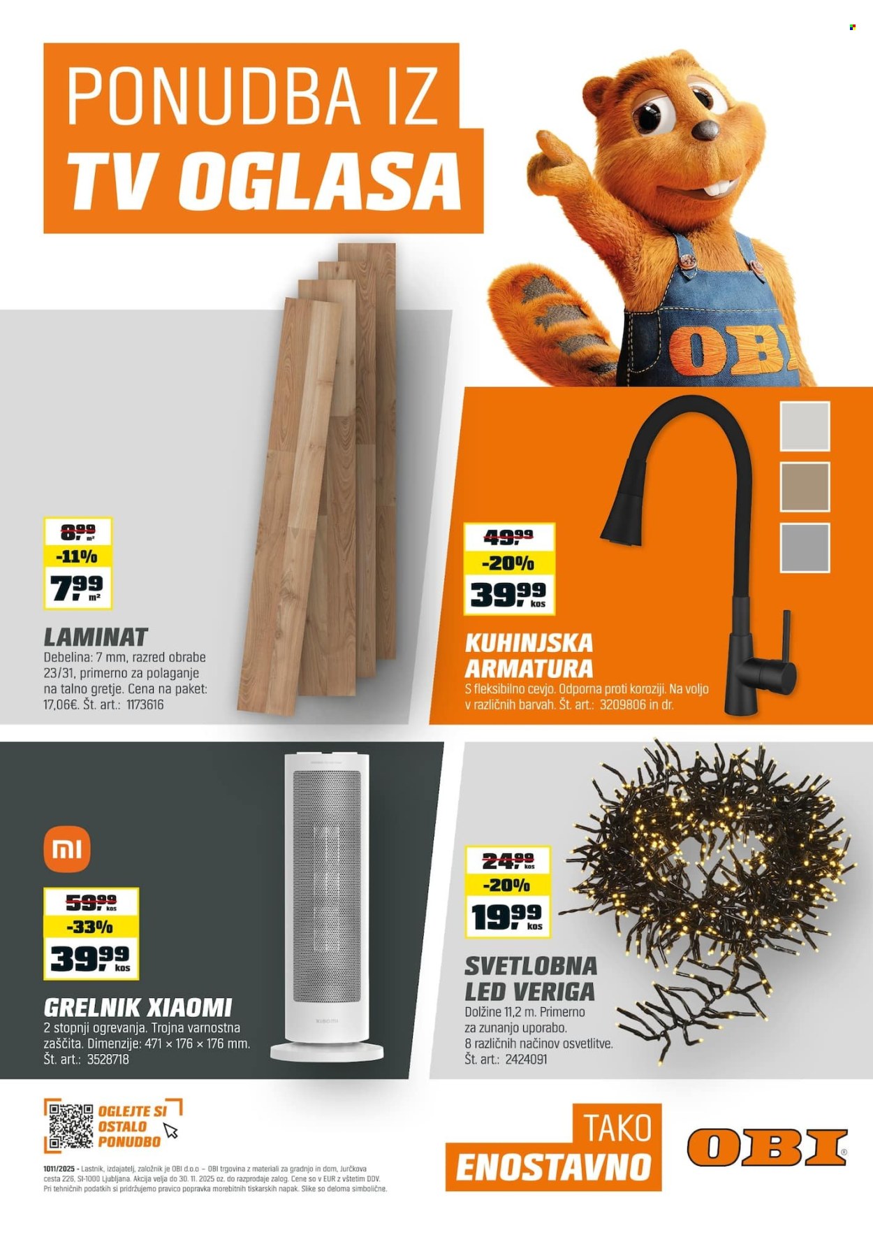 OBI katalog - 1.11.2025 - 30.11.2025. Stran 1