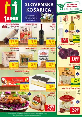JAGER katalog - 5.11.2025 - 11.11.2025.