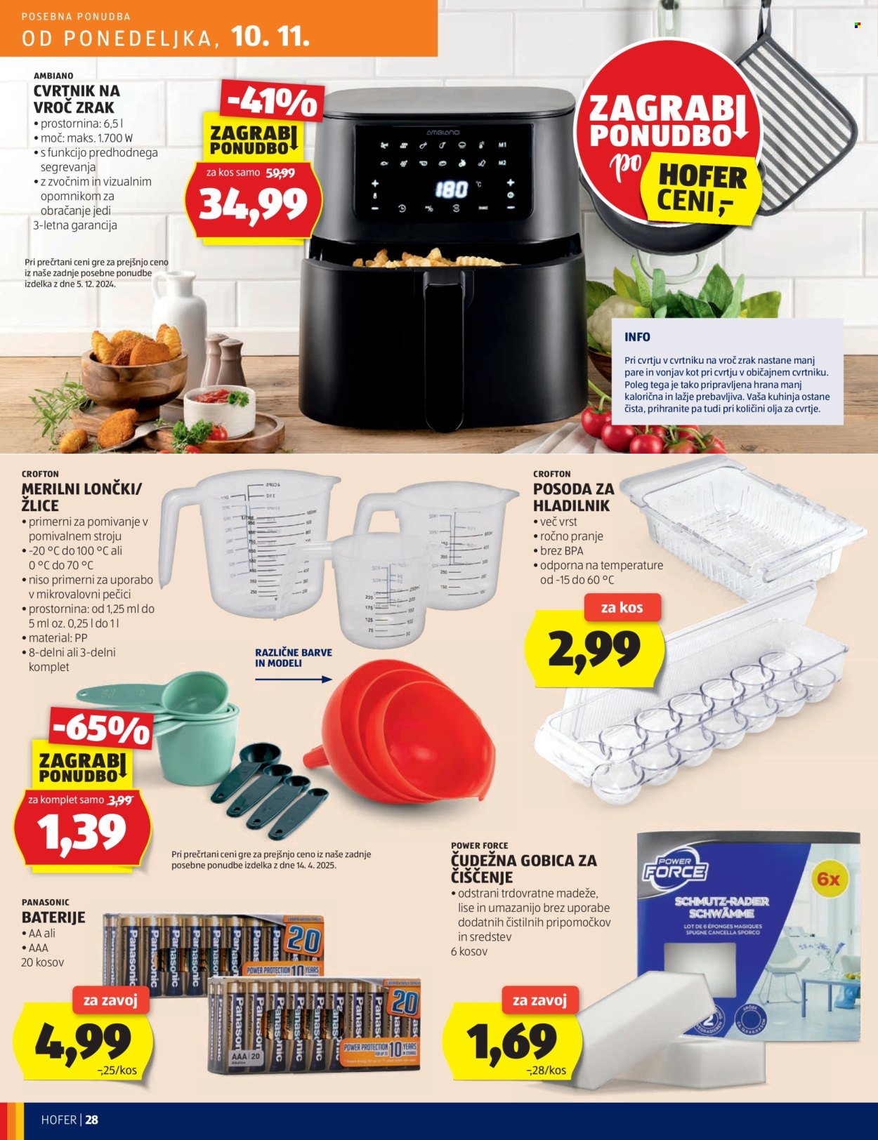 Hofer katalog - 6.11.2025 - 15.11.2025. Stran 28