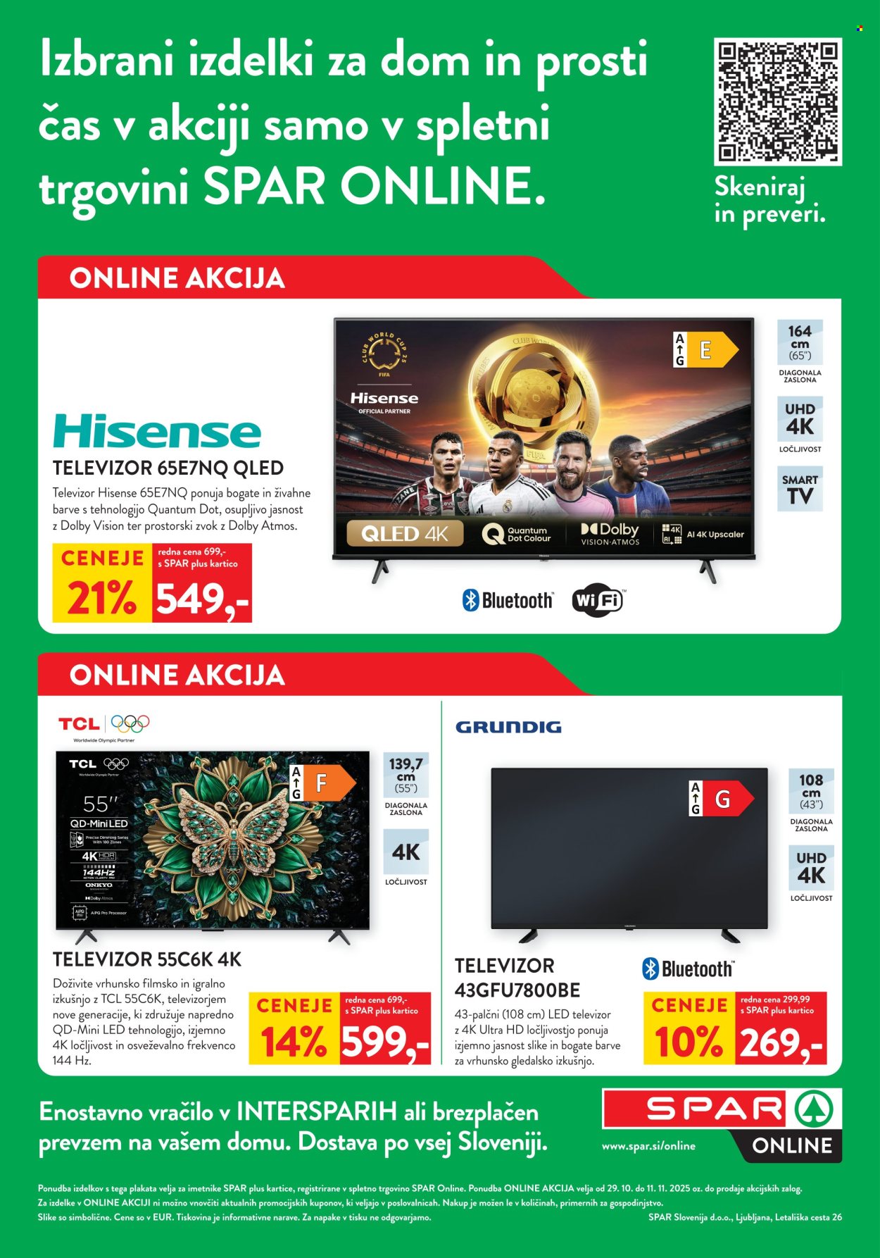 SPAR katalog - 29.10.2025 - 11.11.2025. Stran 1