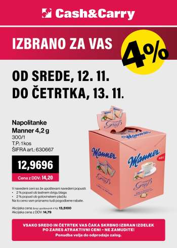 Mercator Cash & Carry katalog - 12.11.2025 - 13.11.2025.