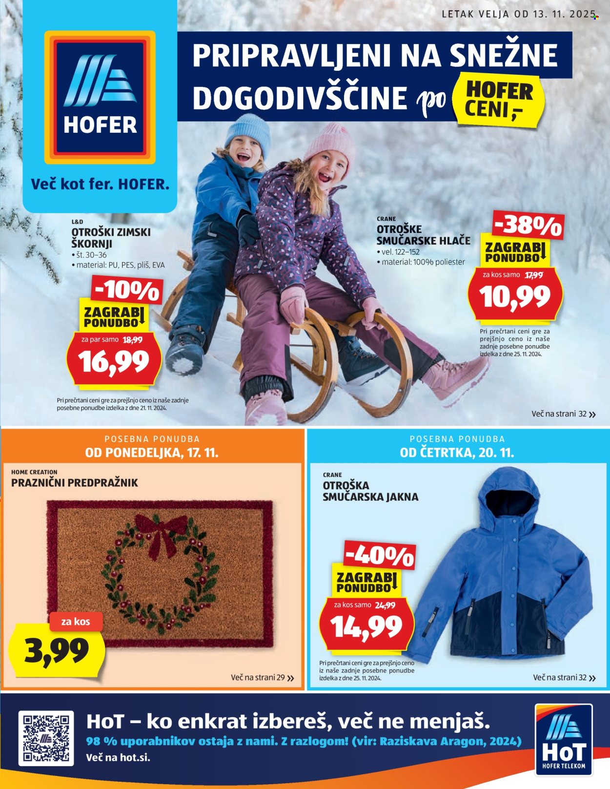 Hofer katalog - 13.11.2025 - 20.11.2025. Stran 1