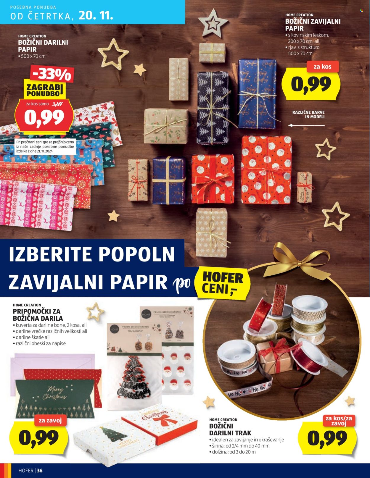 Hofer katalog - 13.11.2025 - 20.11.2025. Stran 36