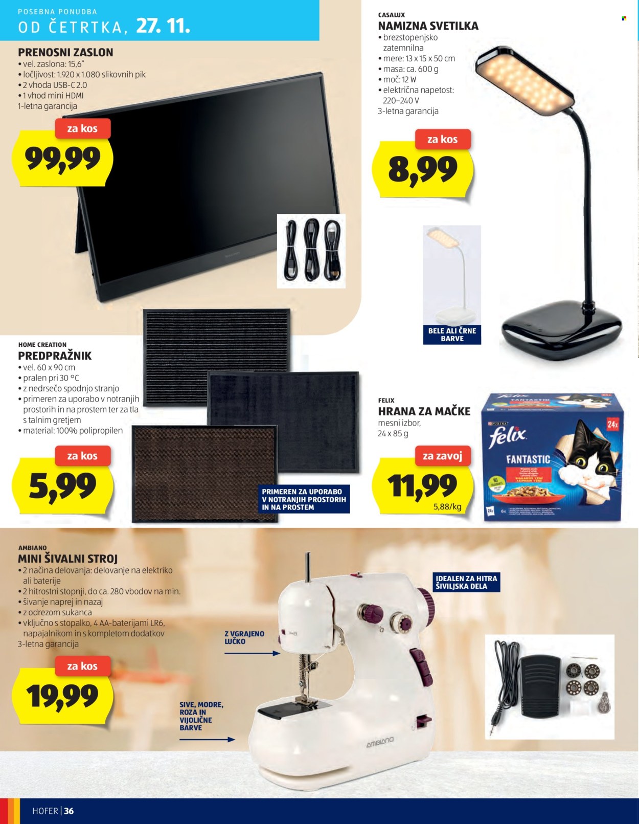 Hofer katalog - 20.11.2025 - 27.11.2025. Stran 36