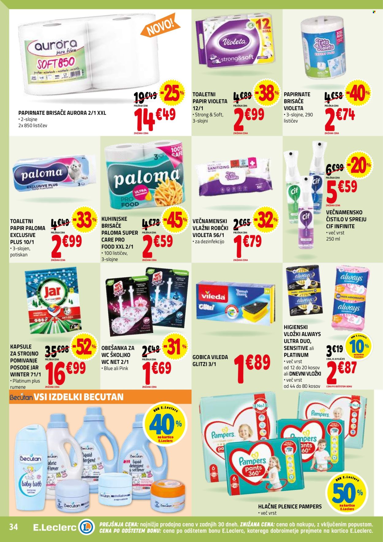 E.Leclerc katalog - 26.11.2025 - 6.12.2025. Stran 34