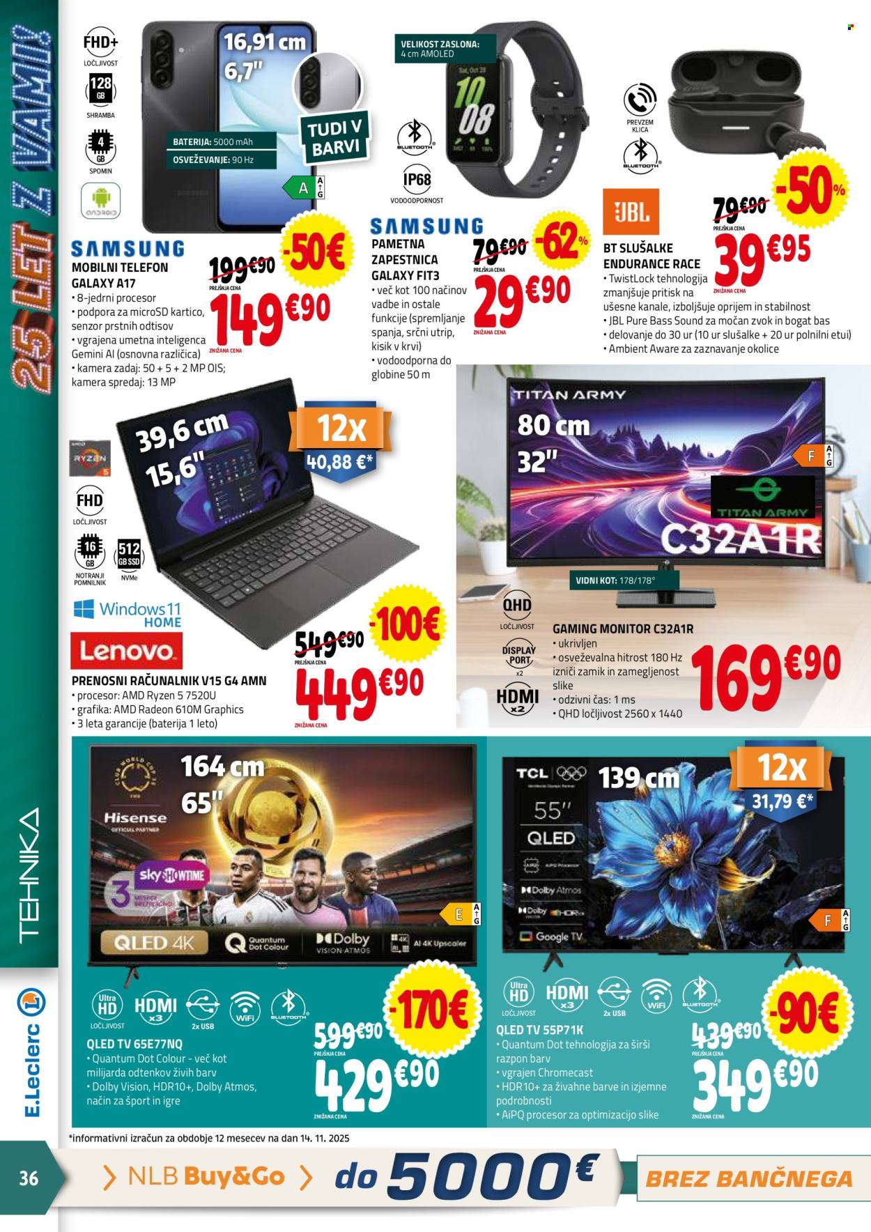 E.Leclerc katalog - 26.11.2025 - 6.12.2025. Stran 36