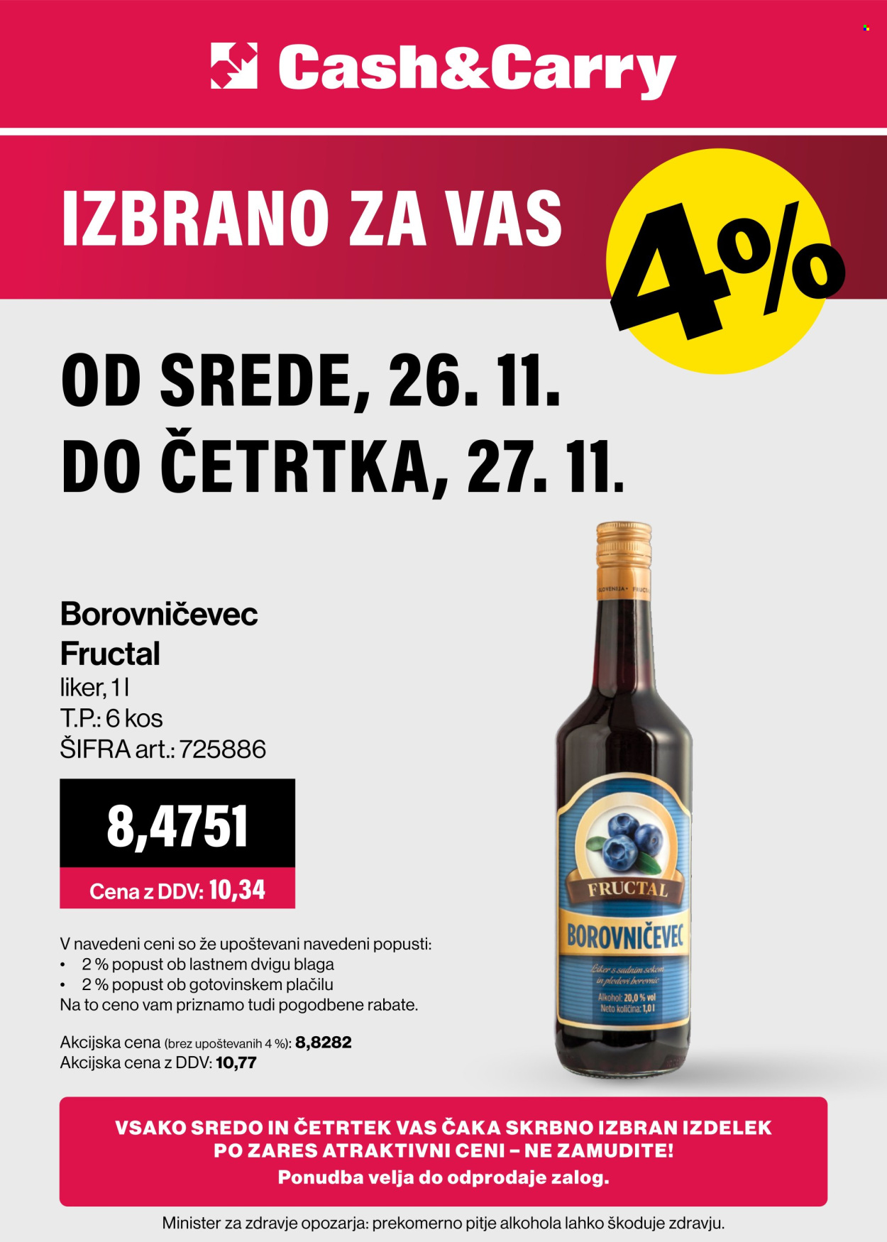 Mercator Cash & Carry katalog - 26.11.2025 - 27.11.2025. Stran 1