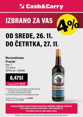 Mercator Cash & Carry katalog - 26.11.2025 - 27.11.2025.