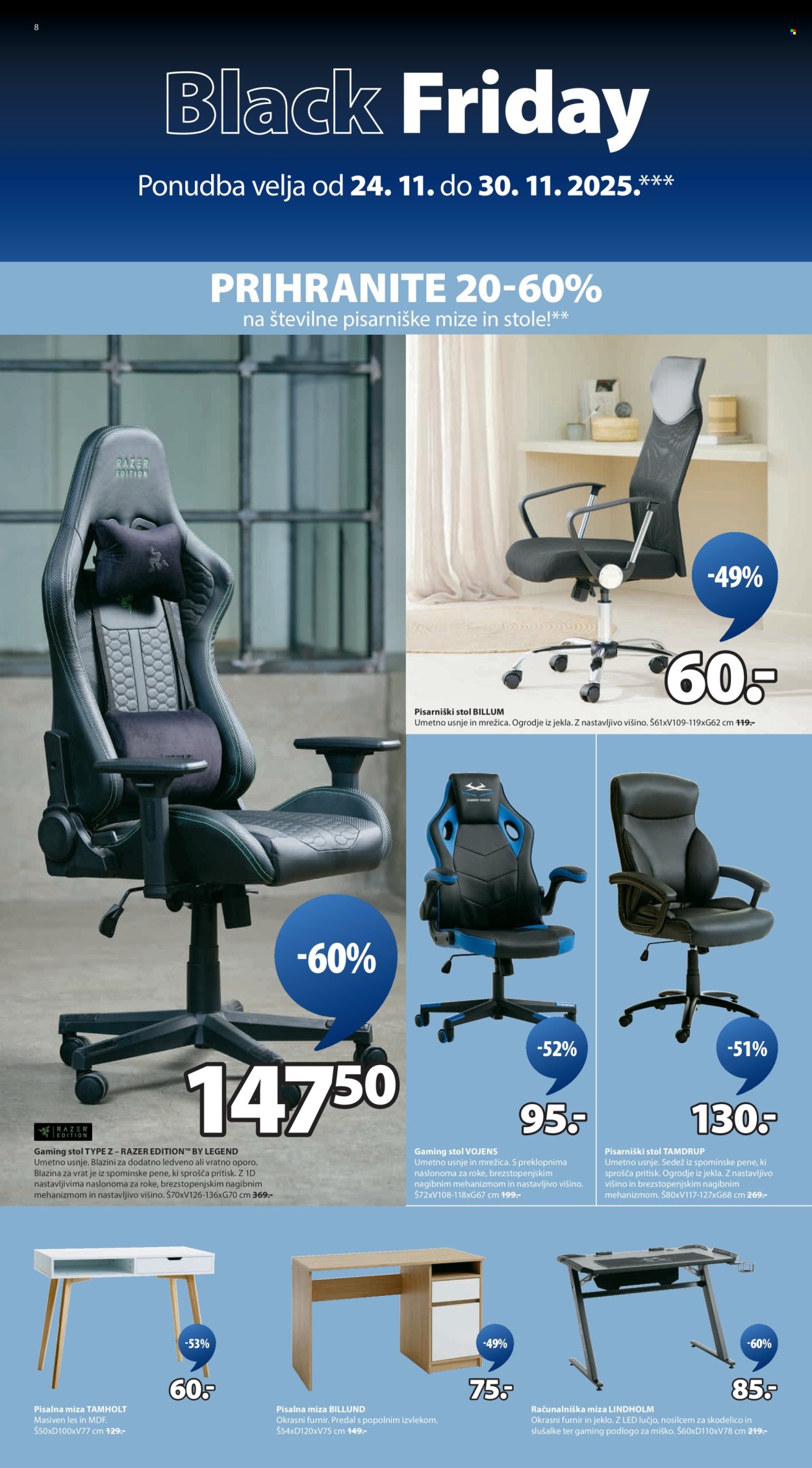 JYSK katalog - 24.11.2025 - 30.11.2025. Stran 8