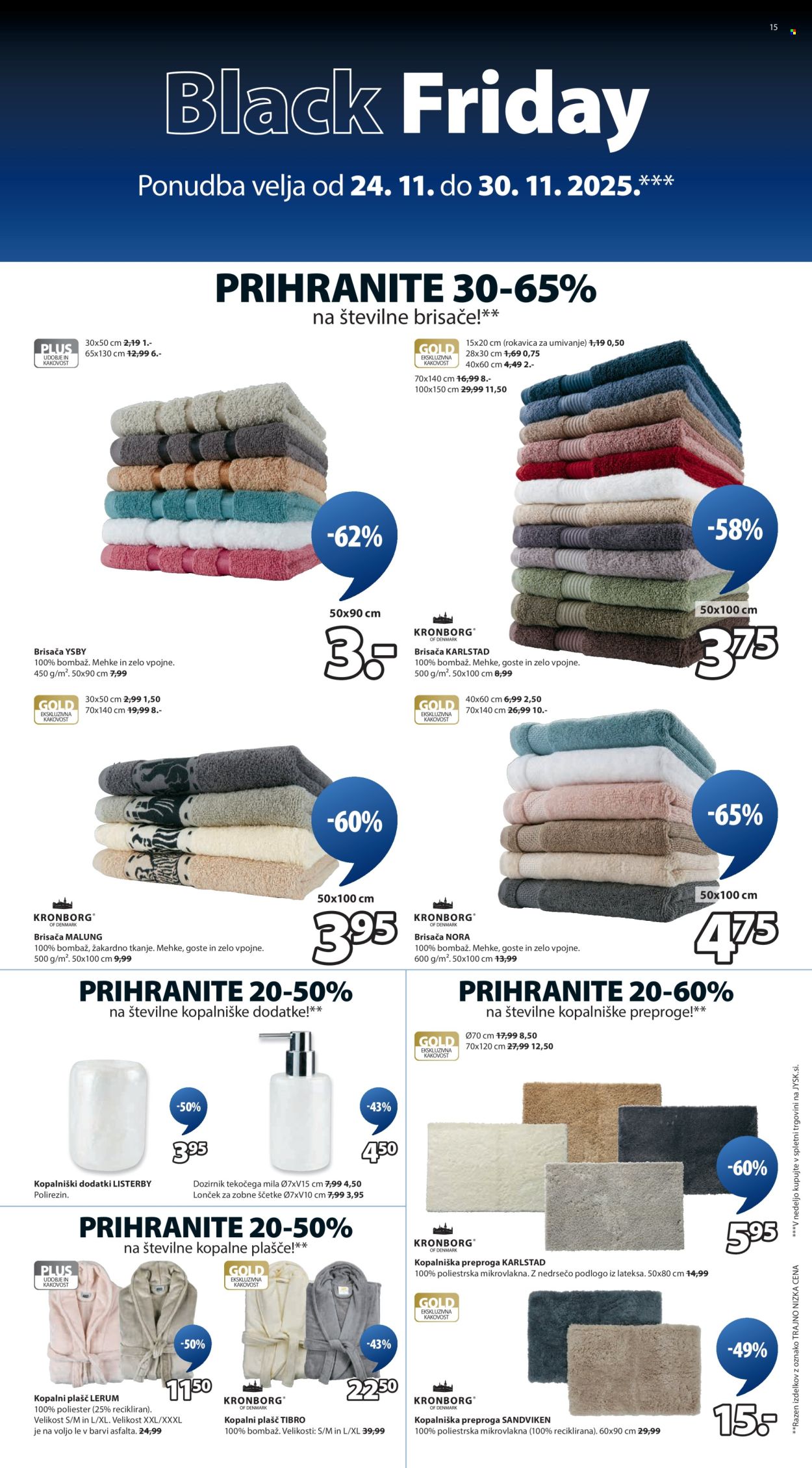 JYSK katalog - 24.11.2025 - 30.11.2025. Stran 15
