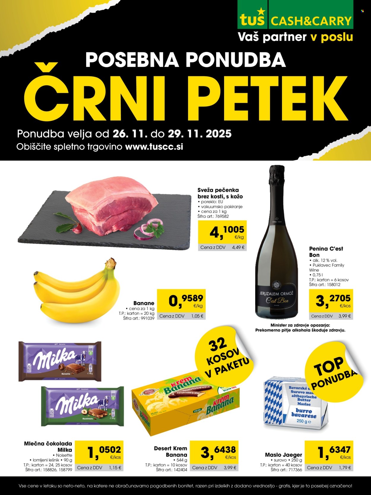 Tuš Cash & Carry katalog - 26.11.2025 - 29.11.2025. Stran 1