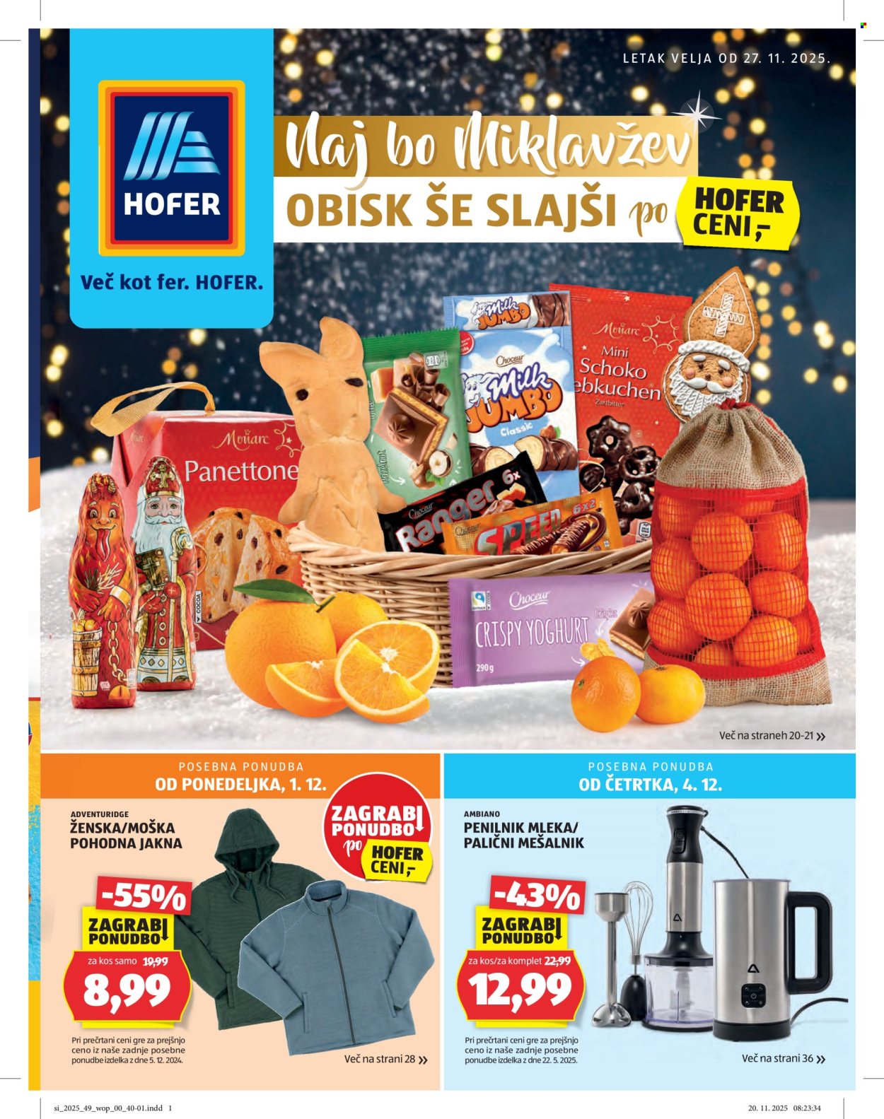 Hofer katalog - 27.11.2025 - 4.12.2025. Stran 1