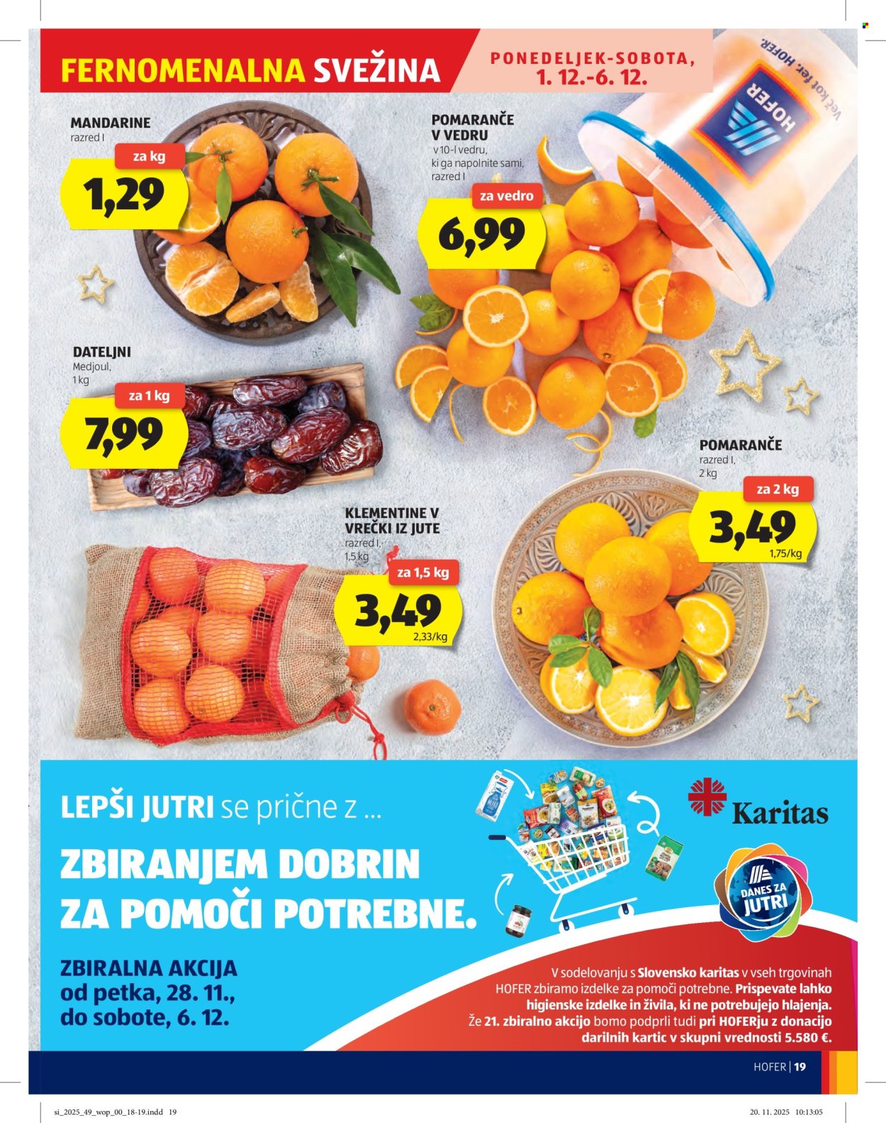 Hofer katalog - 27.11.2025 - 4.12.2025. Stran 19