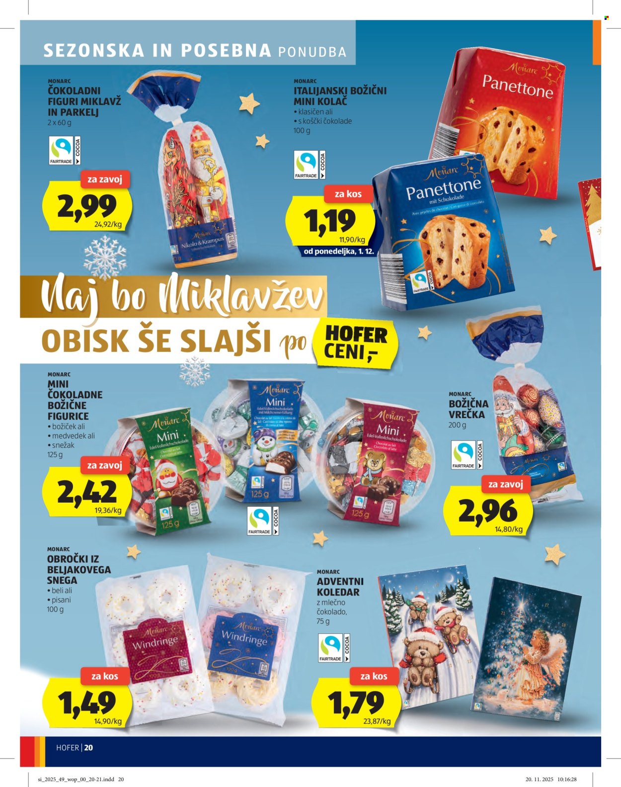 Hofer katalog - 27.11.2025 - 4.12.2025. Stran 20