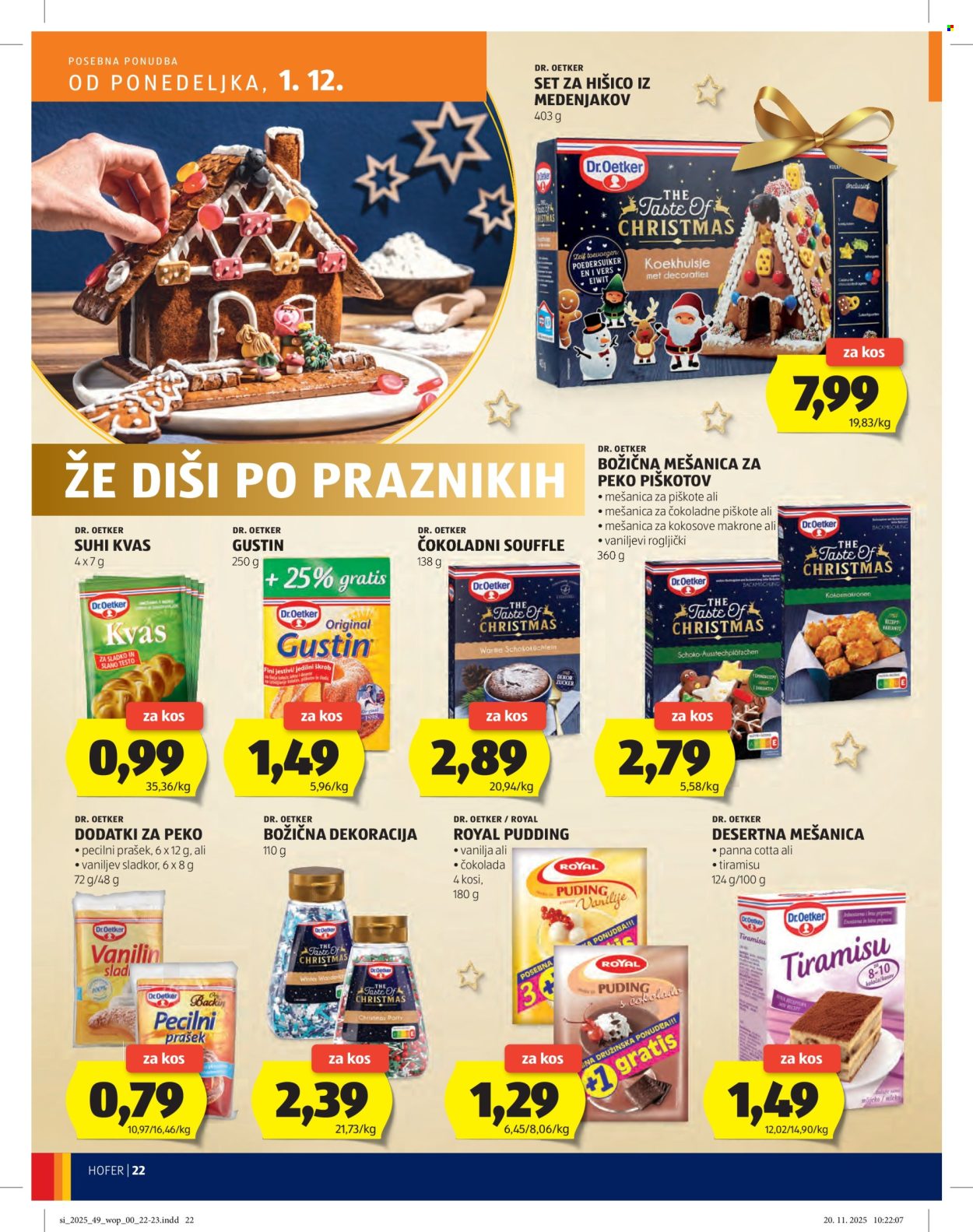 Hofer katalog - 27.11.2025 - 4.12.2025. Stran 22