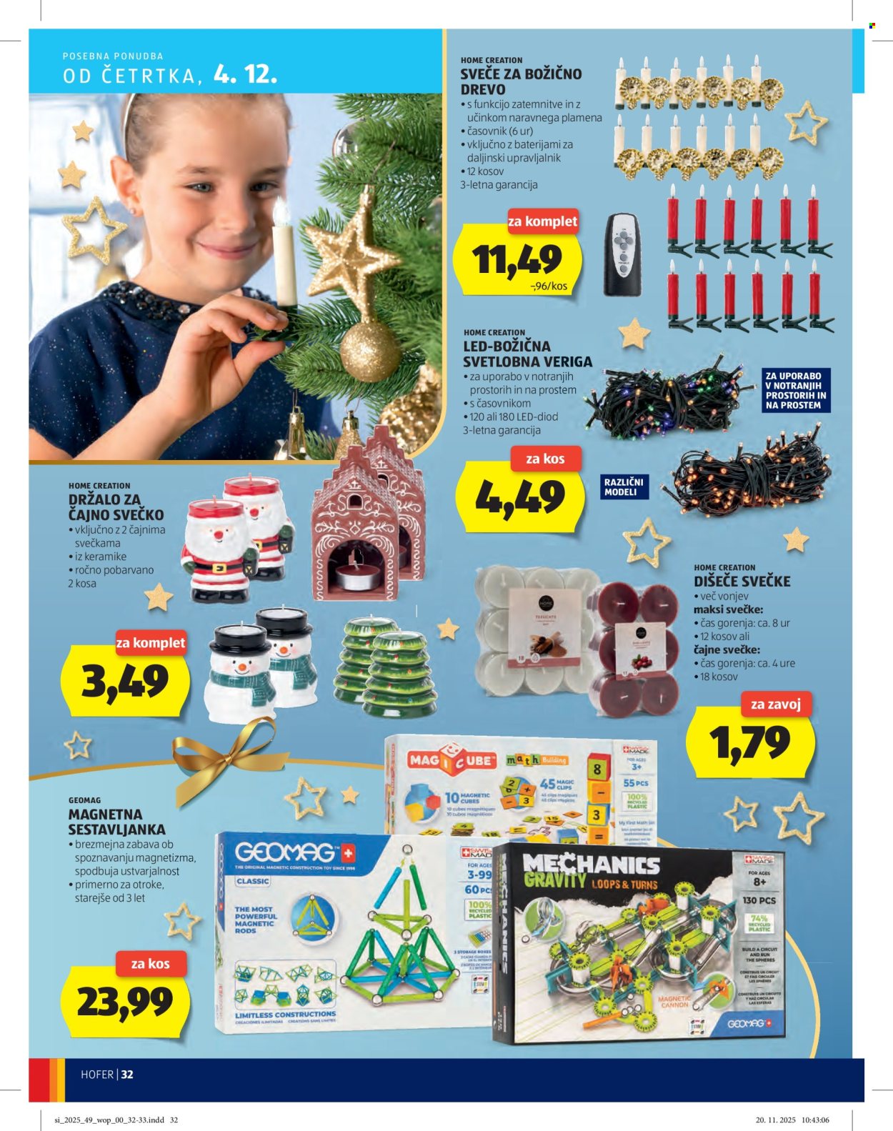 Hofer katalog - 27.11.2025 - 4.12.2025. Stran 32