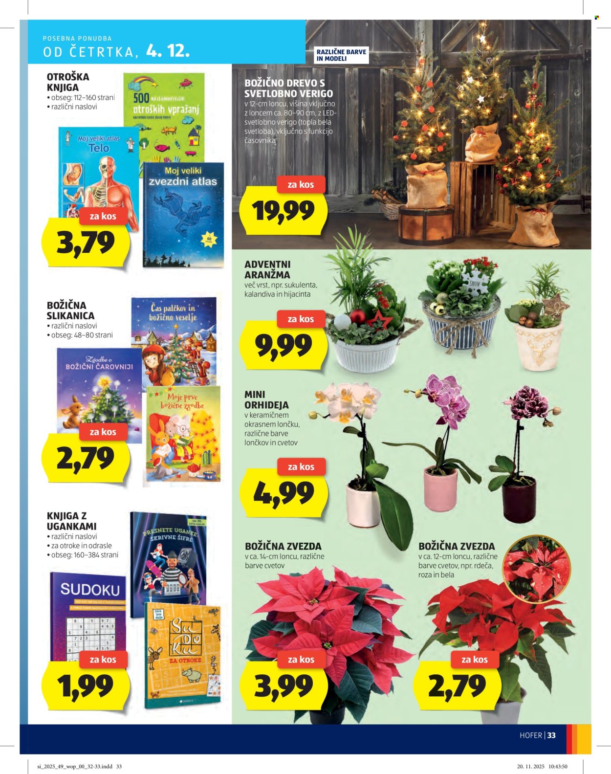 Hofer katalog - 27.11.2025 - 4.12.2025. Stran 33