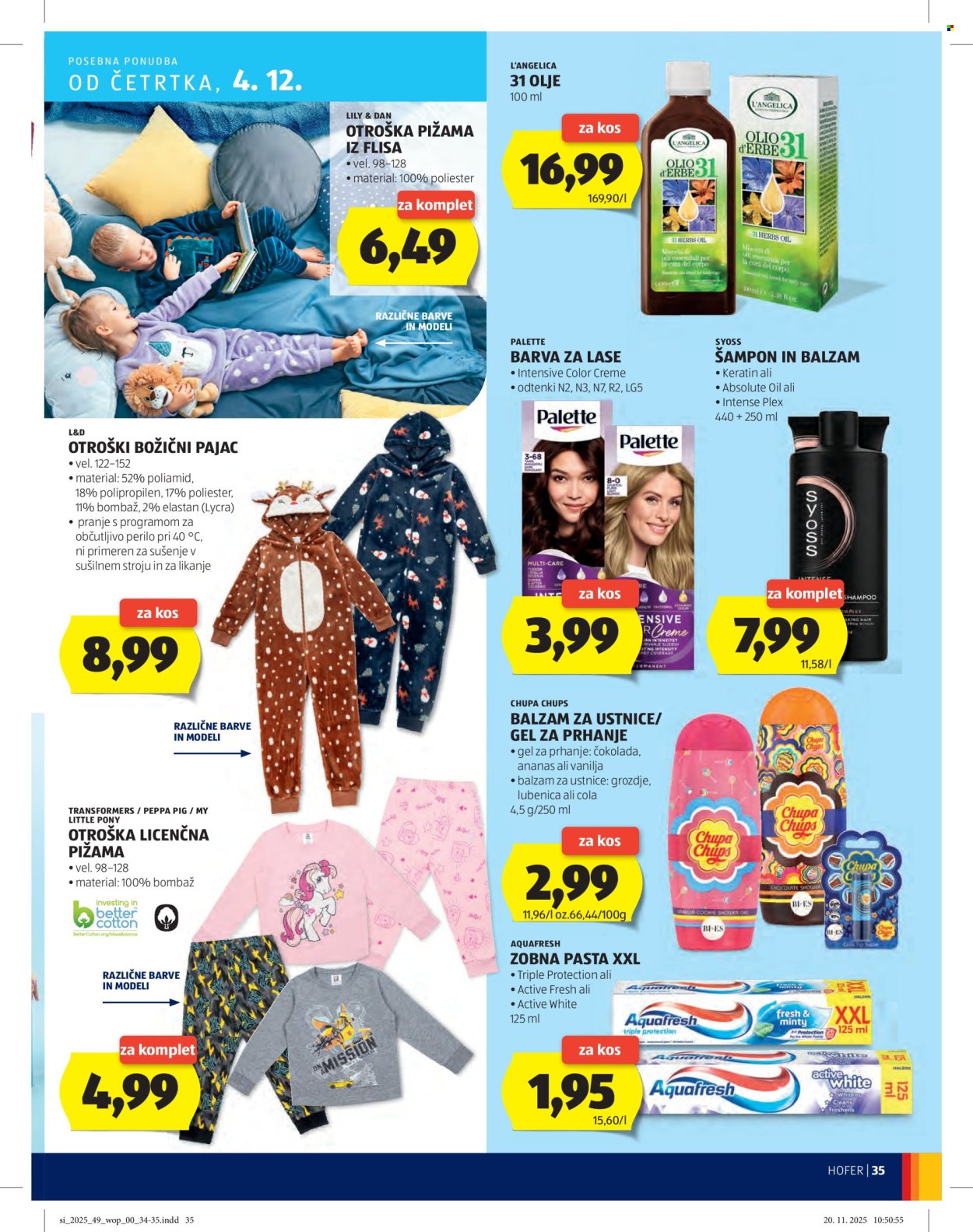 Hofer katalog - 27.11.2025 - 4.12.2025. Stran 35