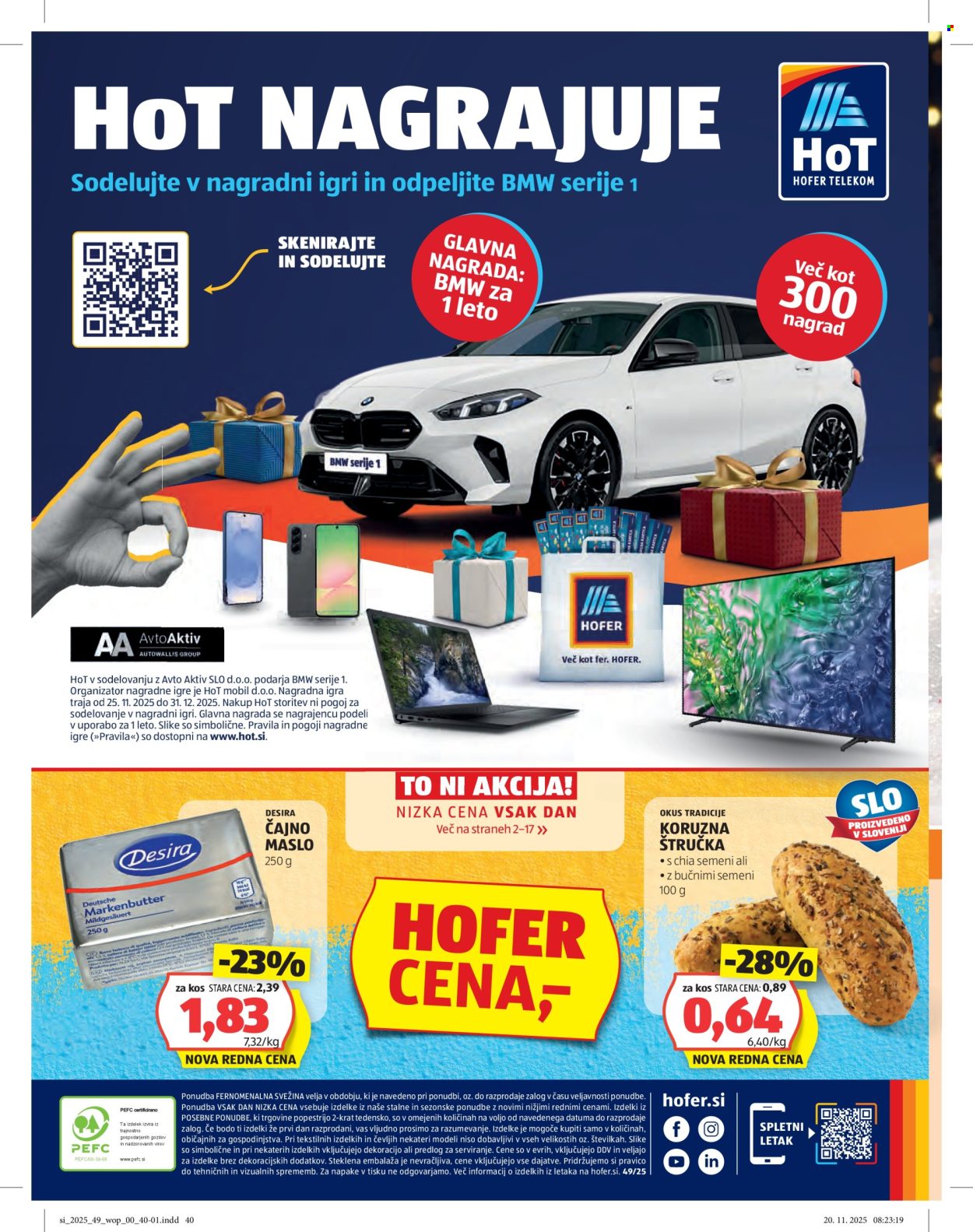 Hofer katalog - 27.11.2025 - 4.12.2025. Stran 40