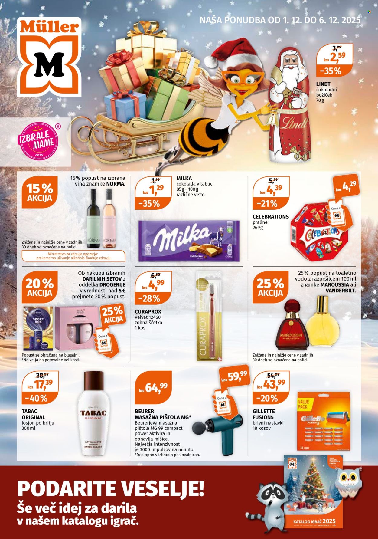 Müller katalog - 1.12.2025 - 6.12.2025. Stran 1