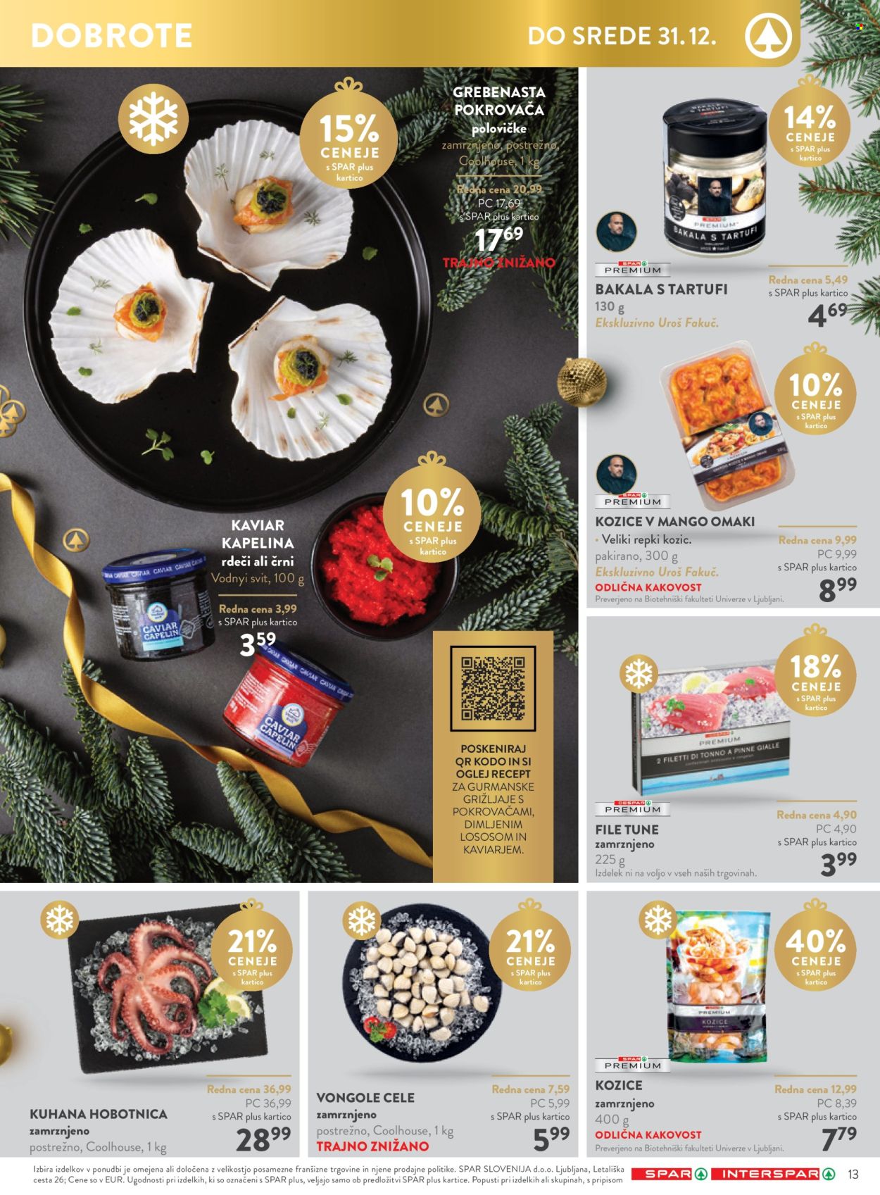 SPAR katalog - 3.12.2025 - 31.12.2025. Stran 13