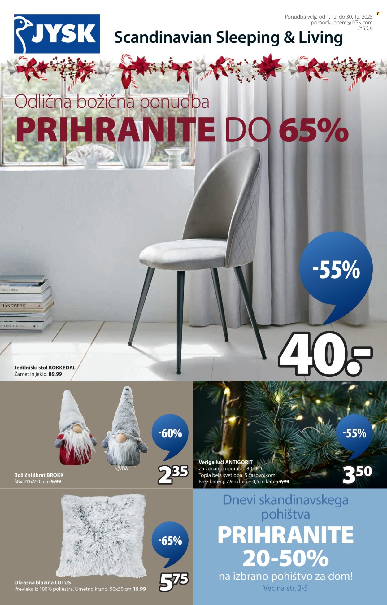 JYSK katalog - 1.12.2025 - 30.12.2025. Stran 1