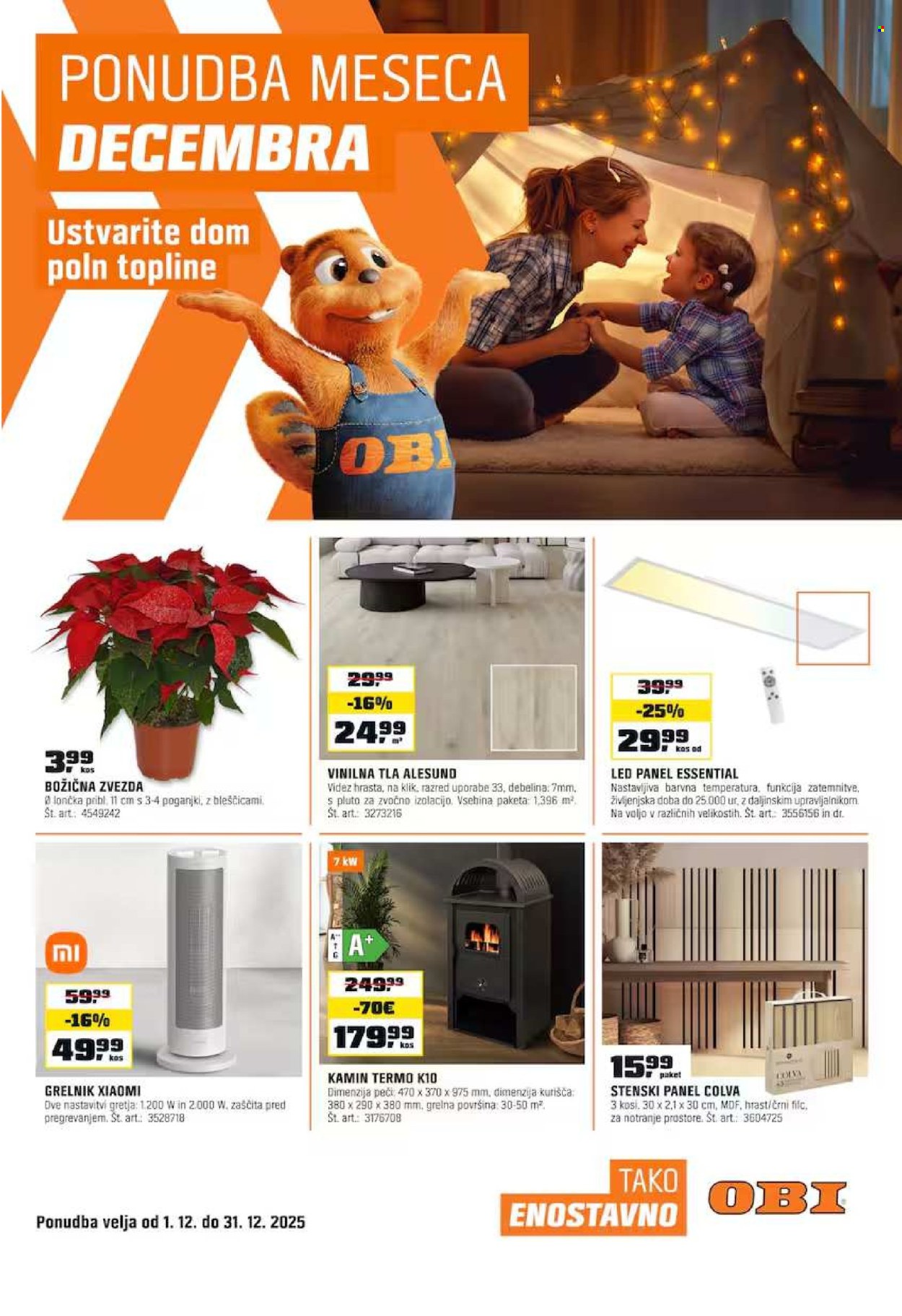 OBI katalog - 1.12.2025 - 31.12.2025. Stran 1