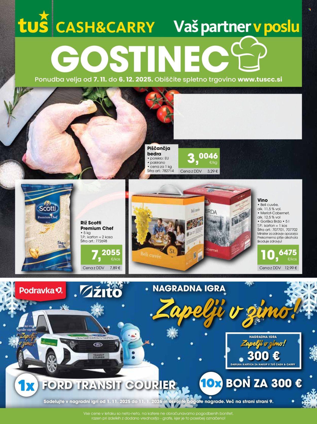 Tuš Cash & Carry katalog - 7.11.2025 - 6.12.2025. Stran 1