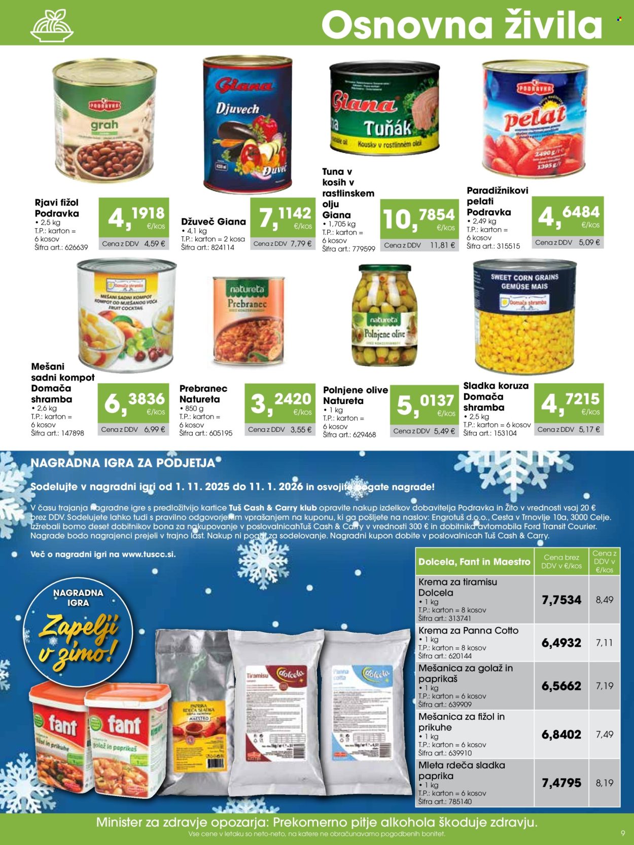 Tuš Cash & Carry katalog - 7.11.2025 - 6.12.2025. Stran 9