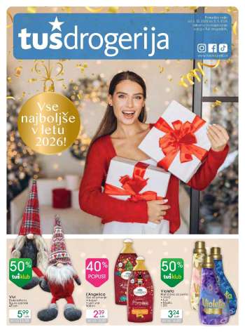 Tuš Drogeria katalog - 3.12.2025 - 5.1.2026.