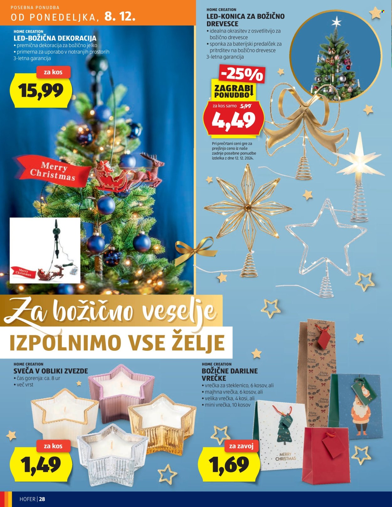 Hofer katalog - 4.12.2025 - 11.12.2025. Stran 28