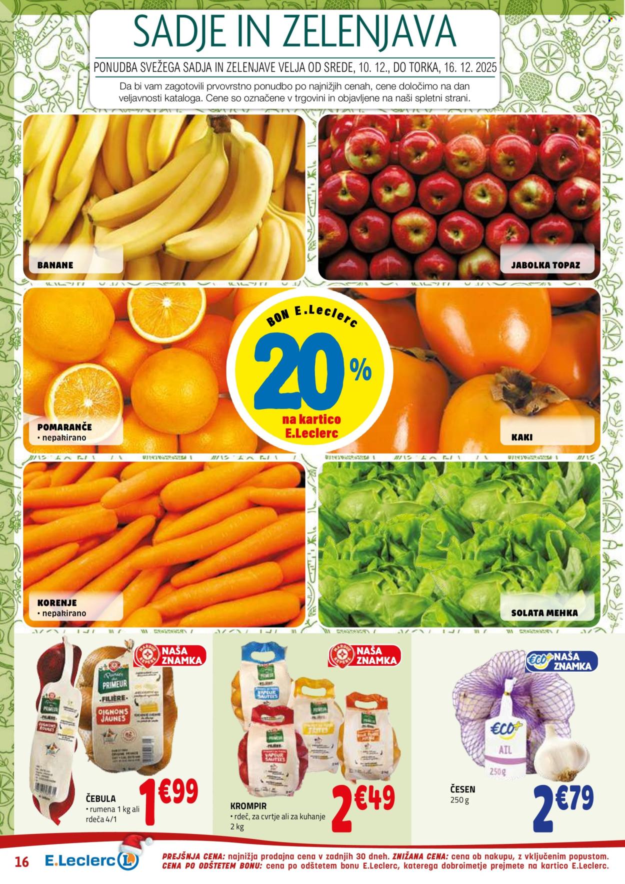 E.Leclerc katalog - 10.12.2025 - 20.12.2025. Stran 16