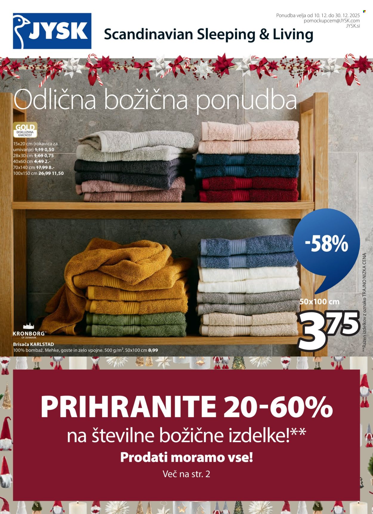 JYSK katalog - 10.12.2025 - 30.12.2025. Stran 1