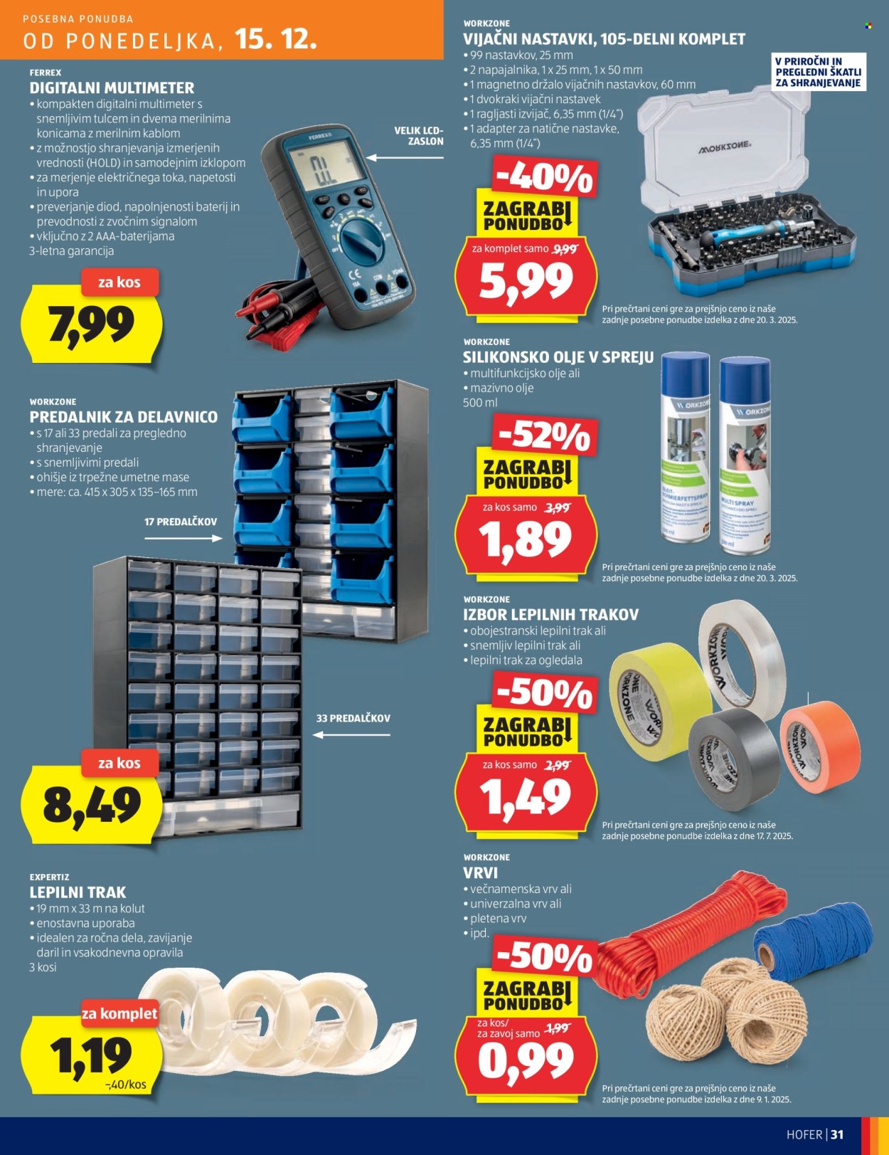 Hofer katalog - 11.12.2025 - 18.12.2025. Stran 31