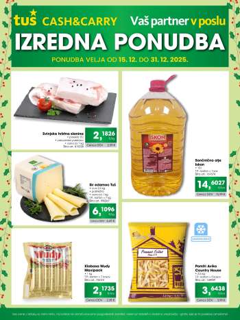 Tuš Cash & Carry katalog - 15.12.2025 - 31.12.2025.