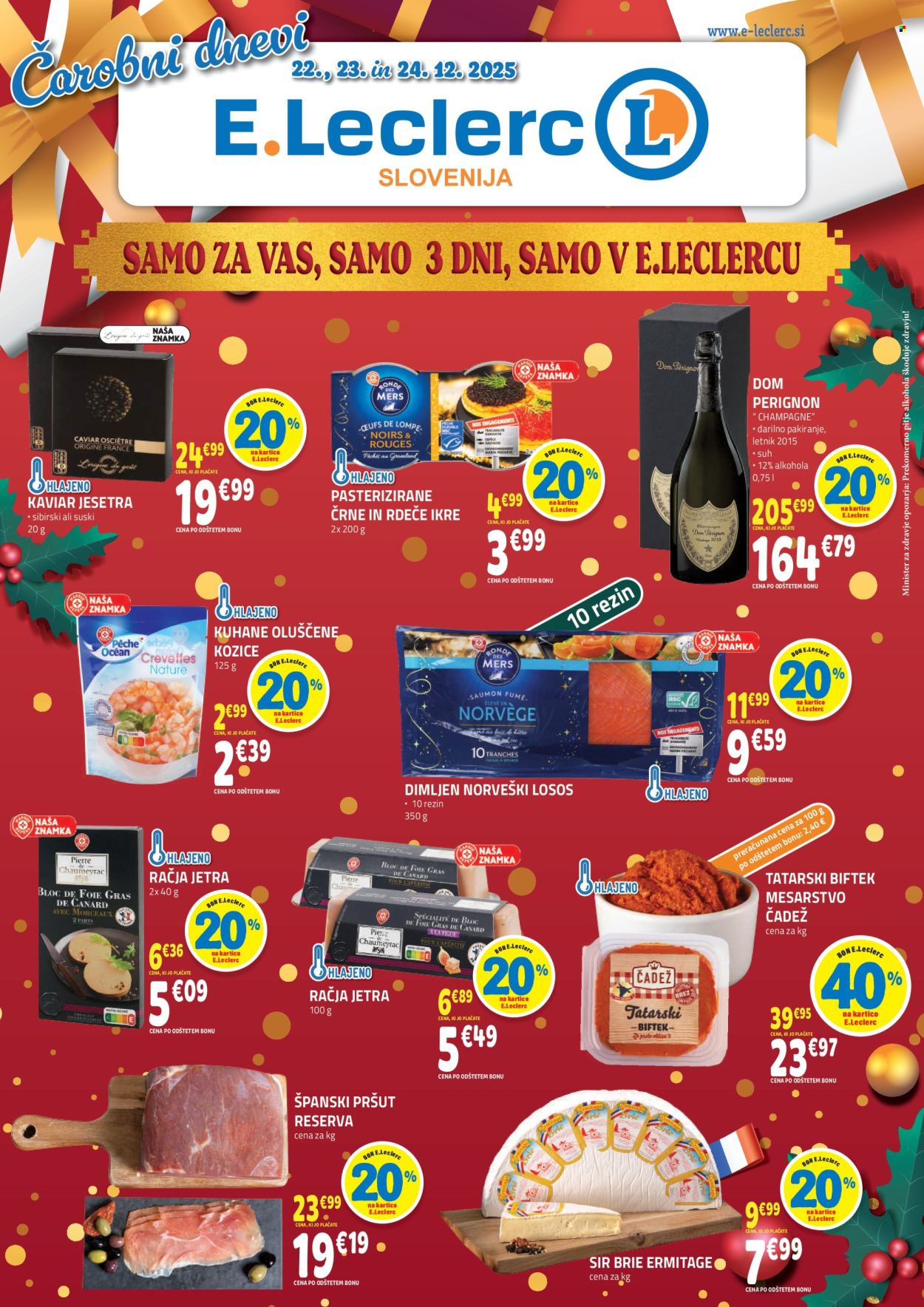 E.Leclerc katalog - 22.12.2025 - 24.12.2025. Stran 1