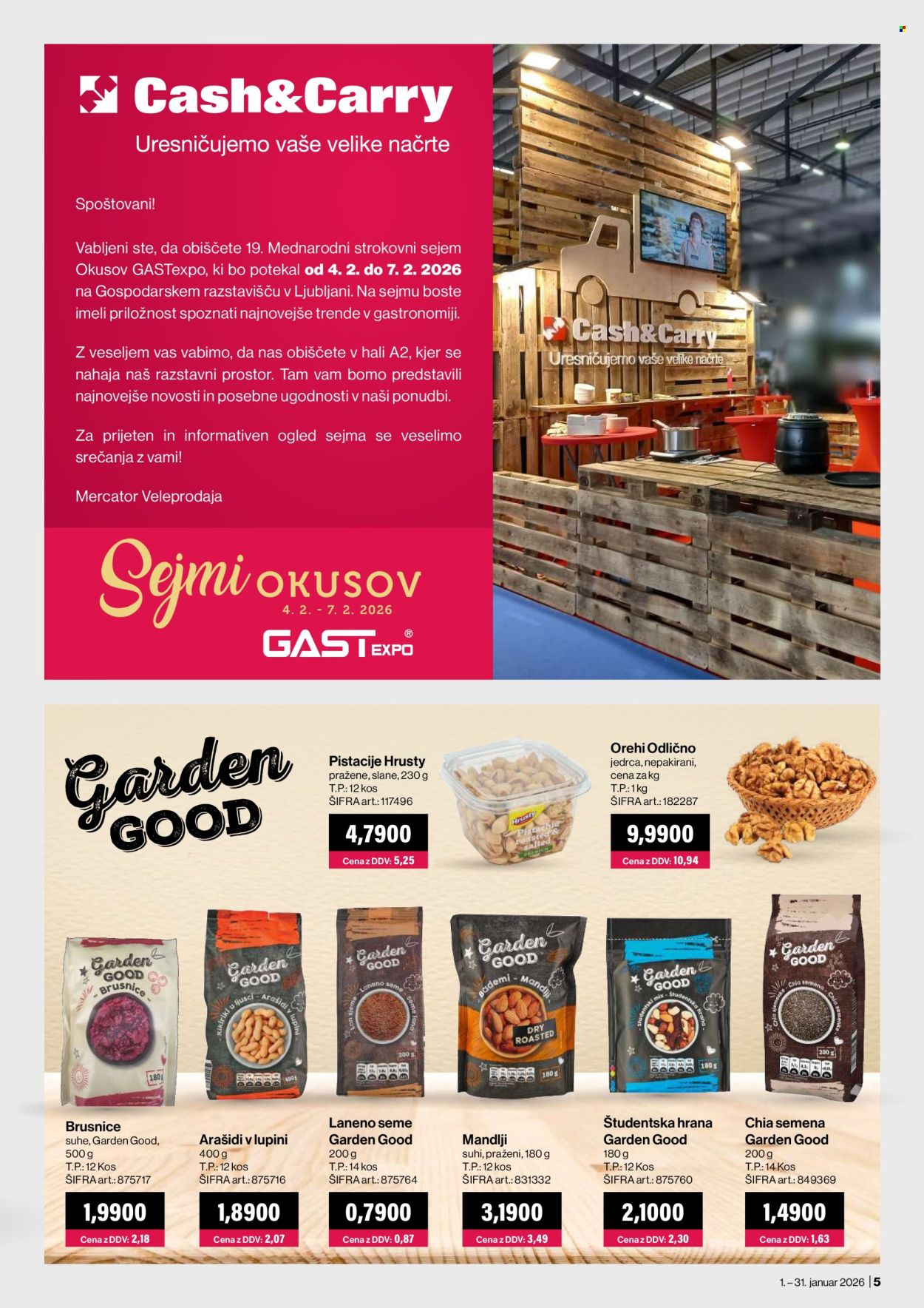 Mercator Cash & Carry katalog - 1.1.2026 - 31.1.2026. Stran 5
