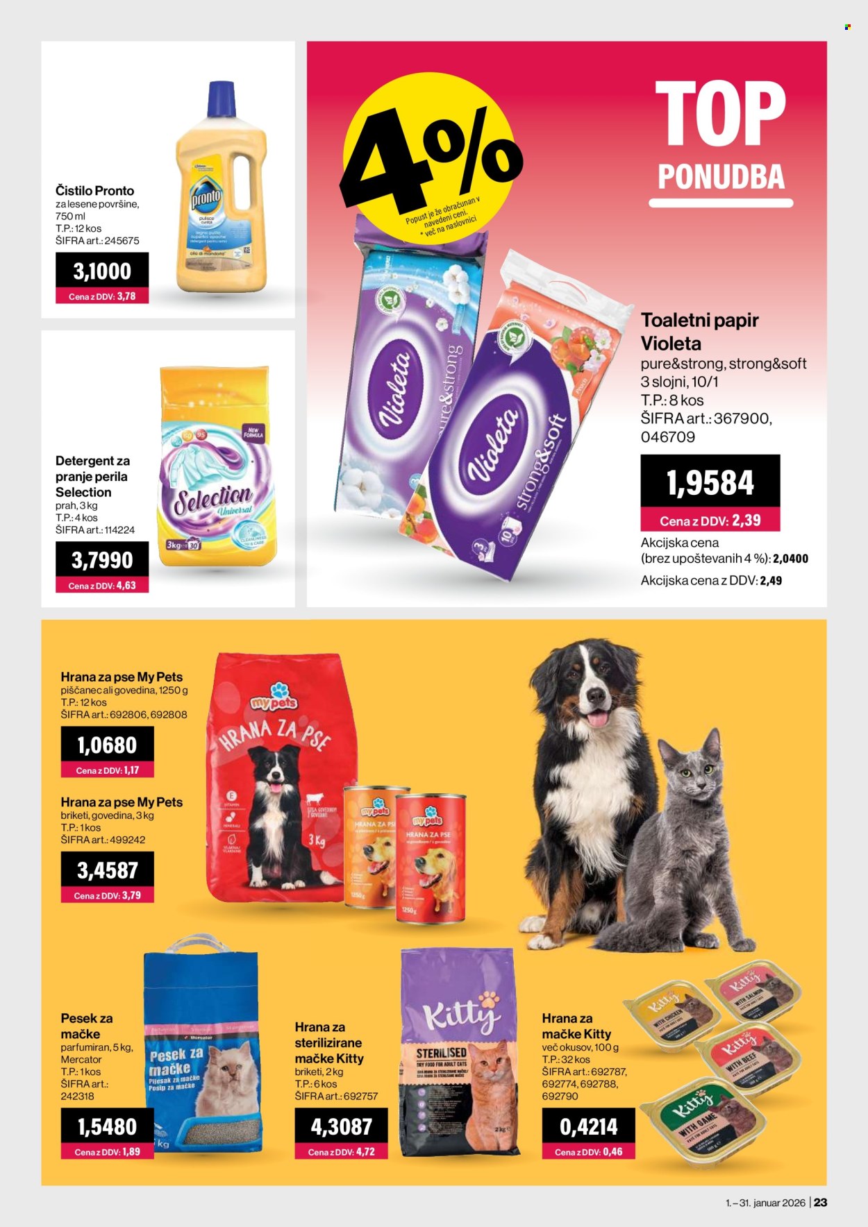 Mercator Cash & Carry katalog - 1.1.2026 - 31.1.2026. Stran 23