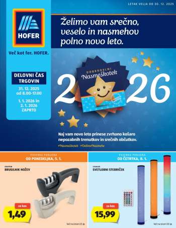 Hofer katalog - 30.12.2025 - 8.1.2026.