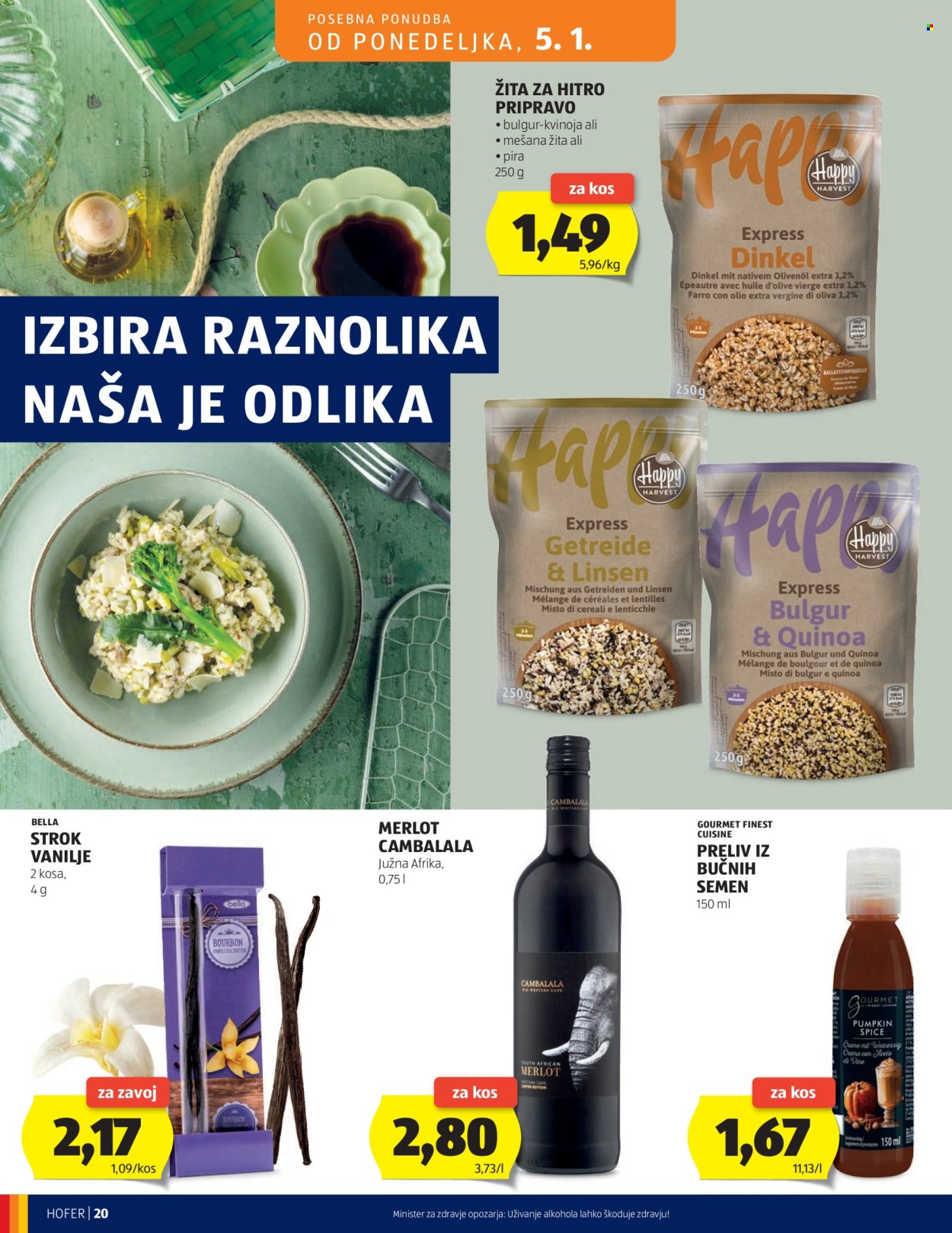 Hofer katalog - 30.12.2025 - 10.1.2026. Stran 20
