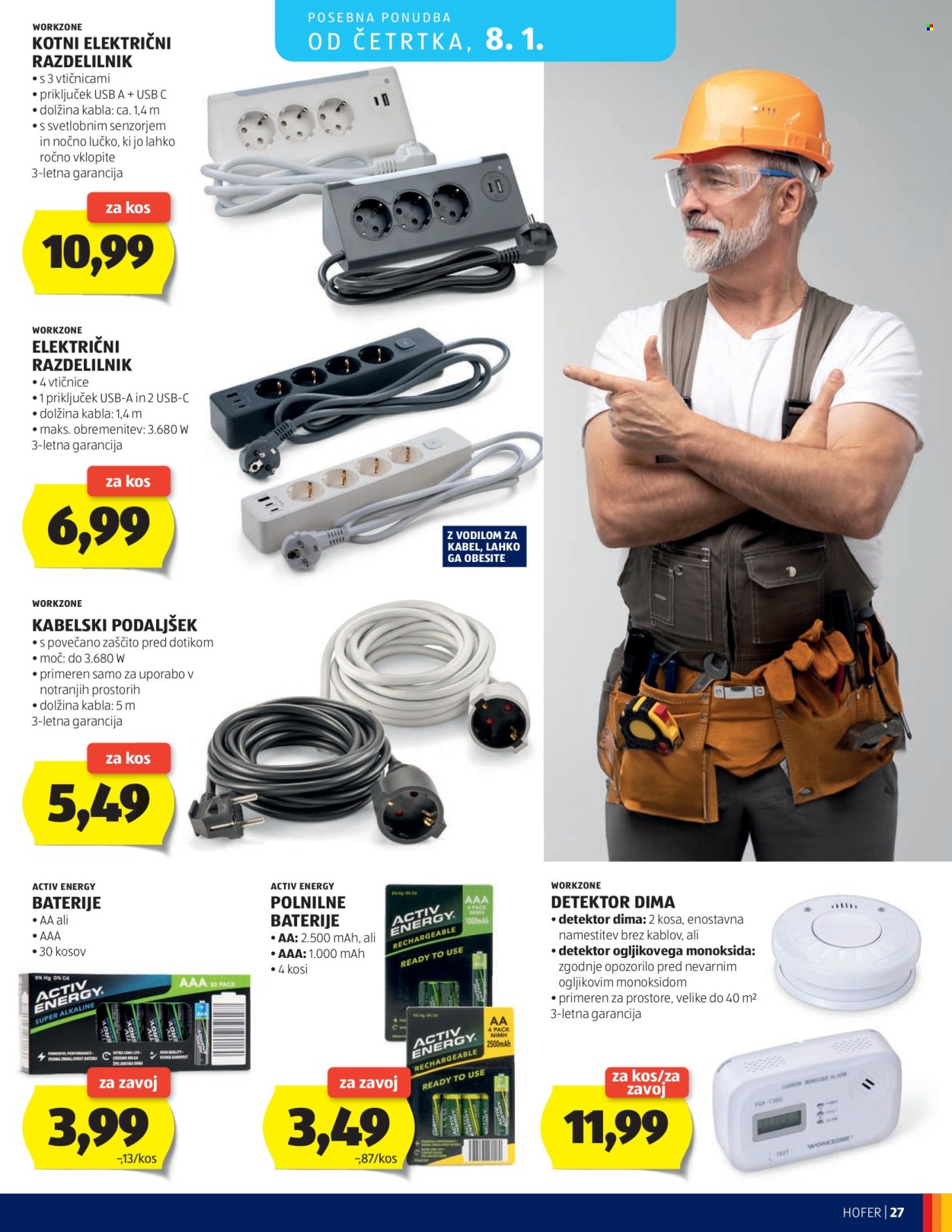 Hofer katalog - 30.12.2025 - 10.1.2026. Stran 27