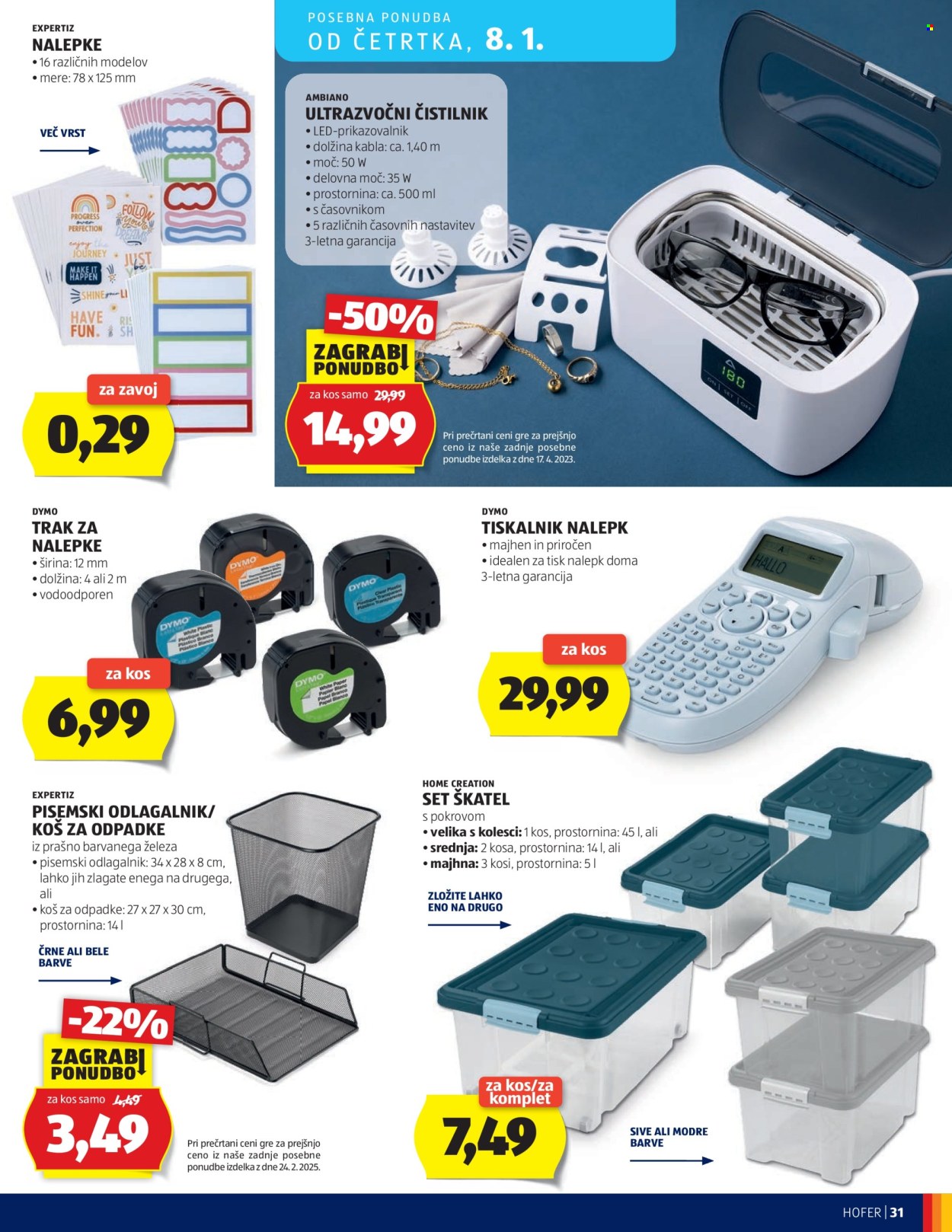 Hofer katalog - 30.12.2025 - 10.1.2026. Stran 31