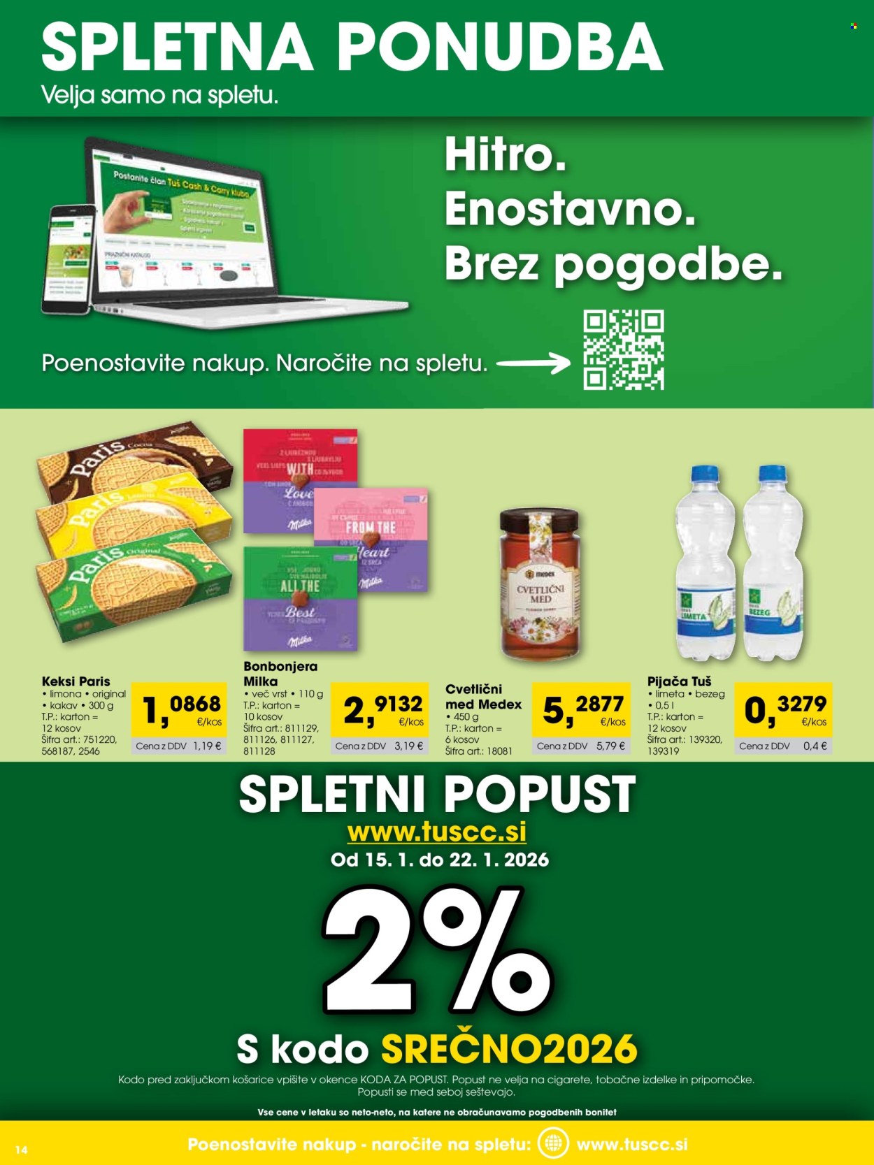 Tuš Cash & Carry katalog - 1.1.2026 - 31.1.2026. Stran 14