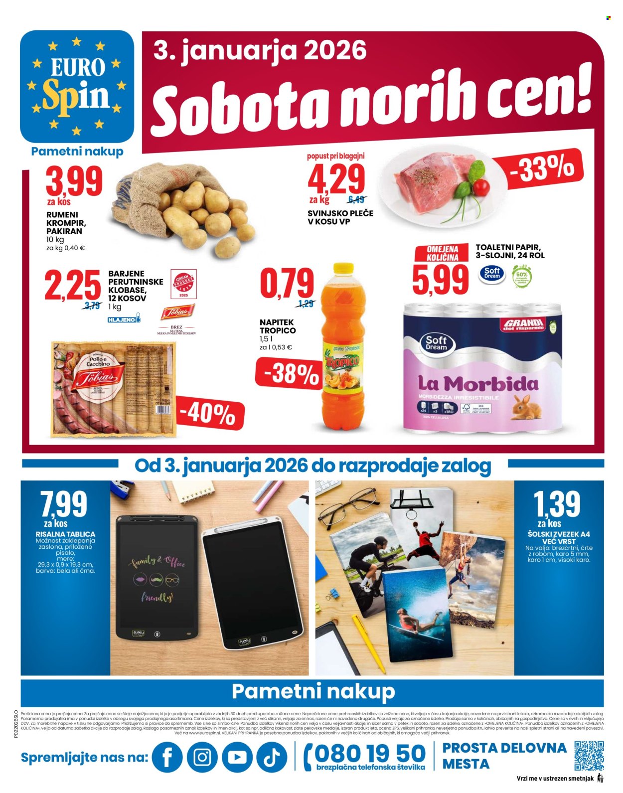 EuroSpin katalog - 3.1.2026 - 7.1.2026. Stran 16