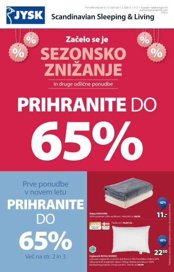 JYSK katalog - 31.12.2025 - 2.1.2026.