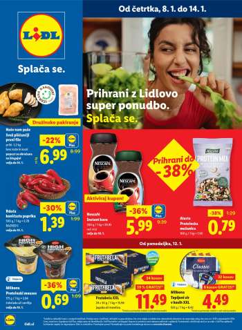 Lidl katalog - 8.1.2026 - 14.1.2026.