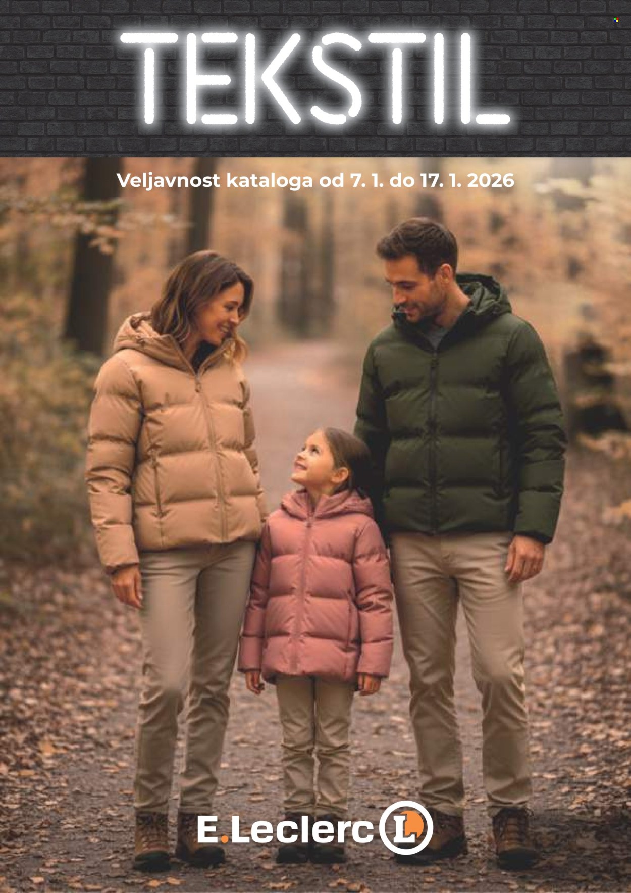 E.Leclerc katalog - 7.1.2026 - 17.1.2026. Stran 1