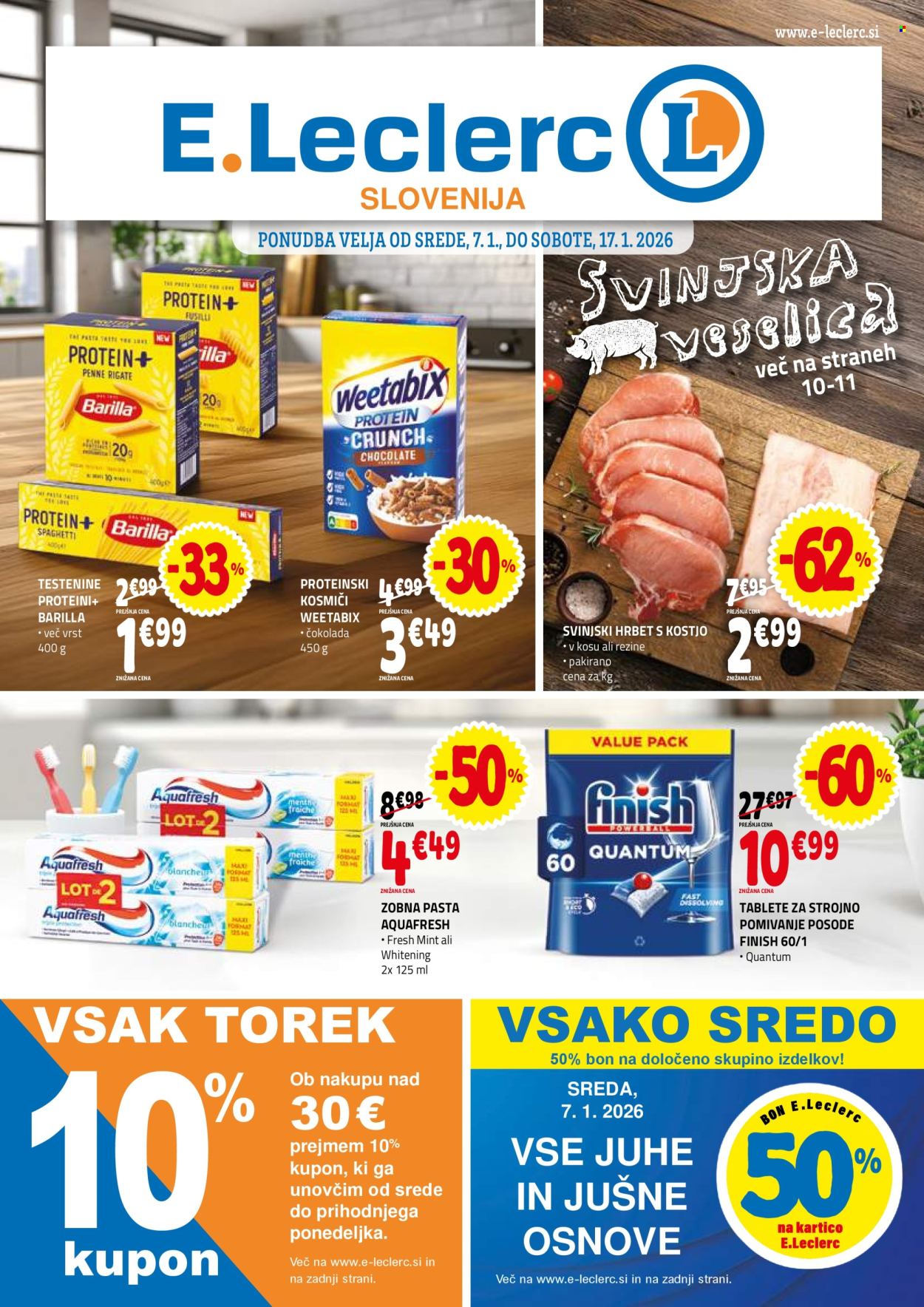 E.Leclerc katalog - 7.1.2026 - 17.1.2026. Stran 1