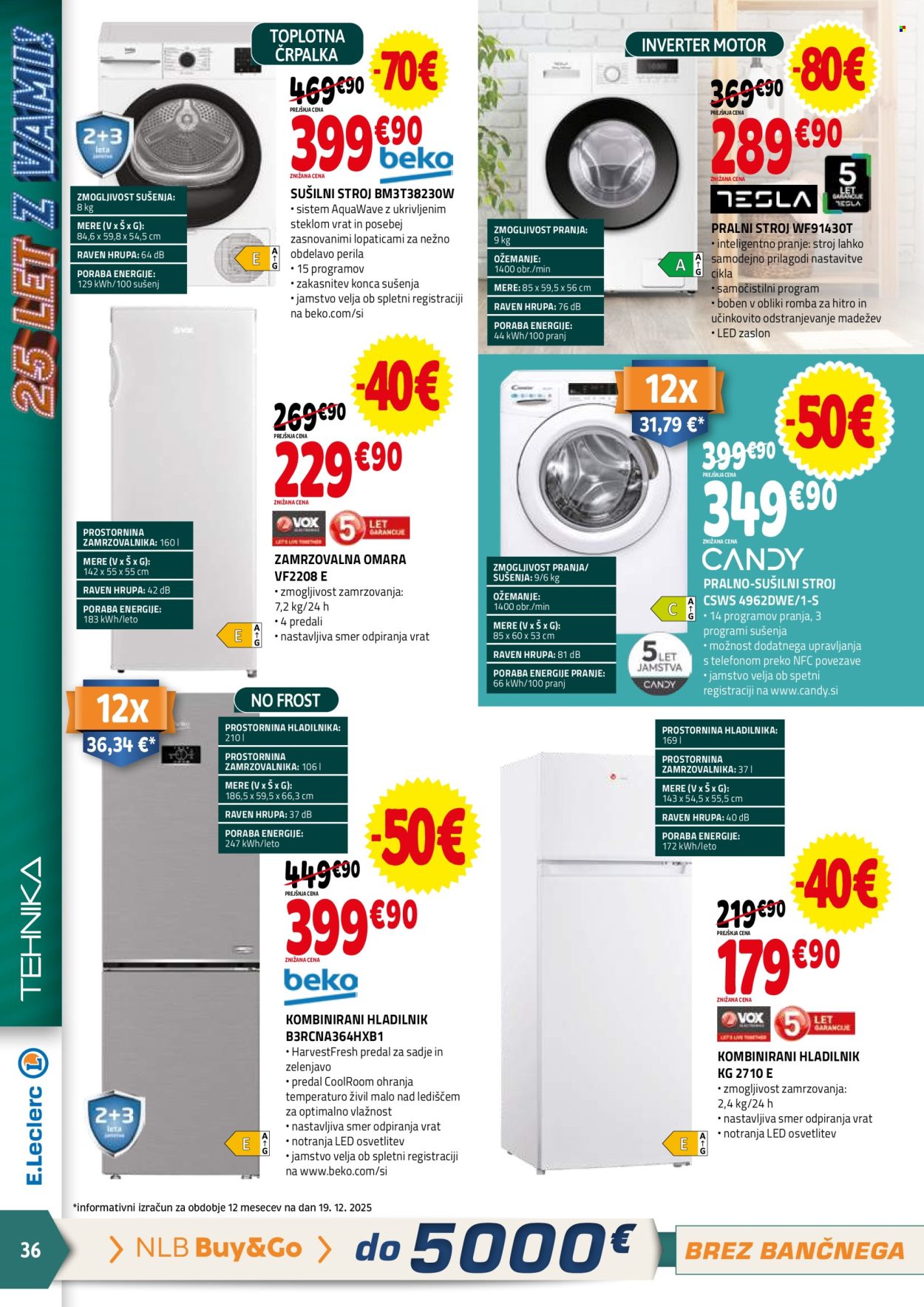 E.Leclerc katalog - 7.1.2026 - 17.1.2026. Stran 36