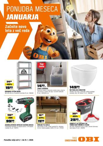 OBI katalog - 6.1.2026 - 31.1.2026.